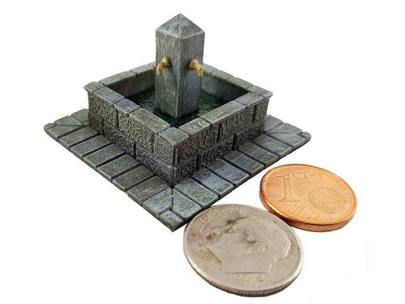 Fountain, HO scale (1/87)