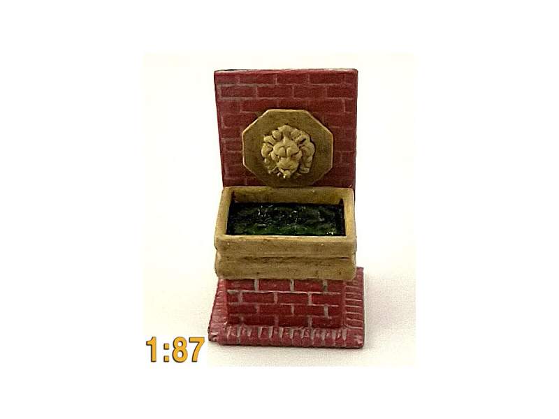 Wall fountain, HO scale (1/87)