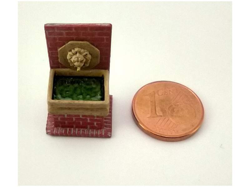 Wall fountain, HO scale (1/87)