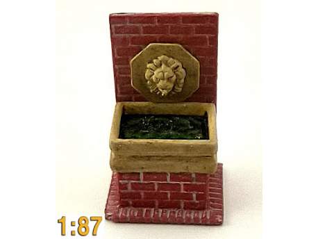 Wall fountain, HO scale (1/87)