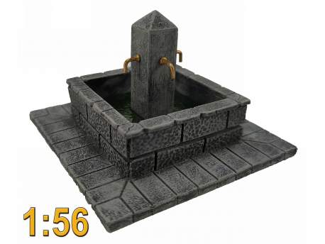 Fountain, 28mm, 1/56 scale