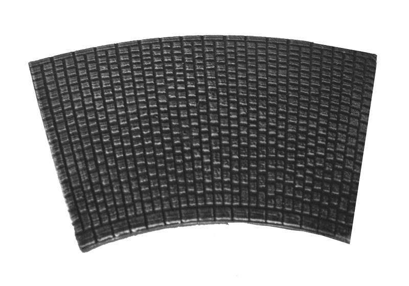 Cobblestone road – bent section, 28mm 1:56 scale