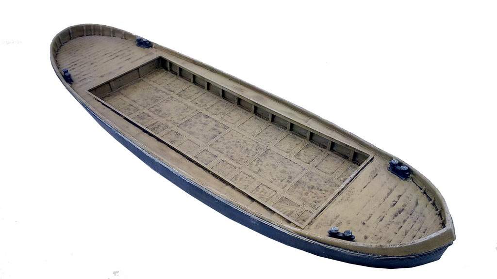 River barge (Europe, XX century) 1:56 (28mm)