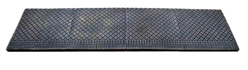 Sidewalk, square tiles – plain,28mm, 1:56 scale