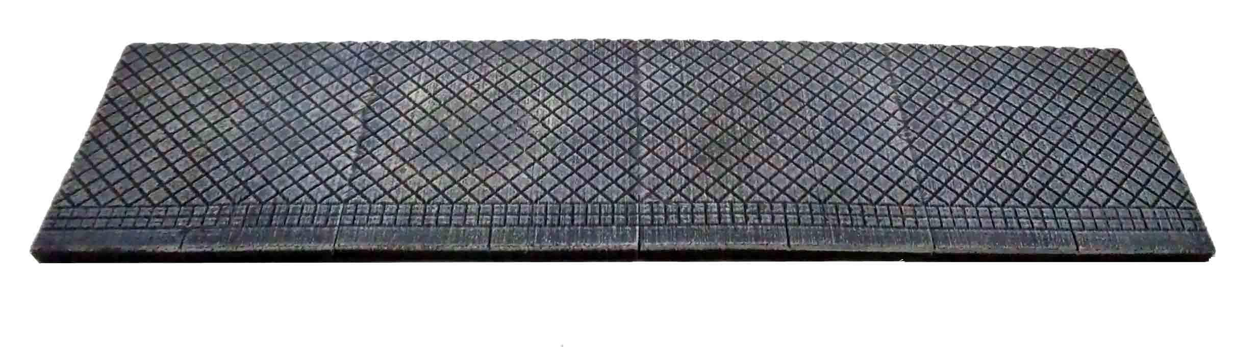 Sidewalk, square tiles – plain,28mm, 1:56 scale
