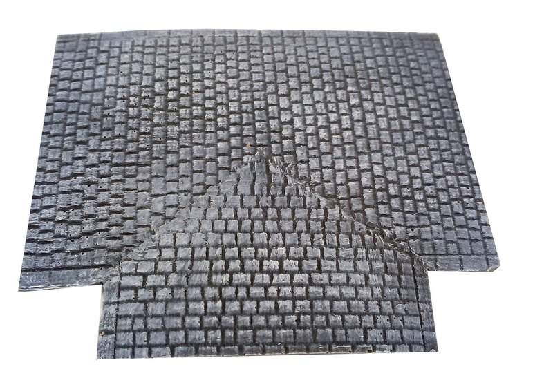 Cobblestone road – 3 way junction, 20mm 1:72 scale