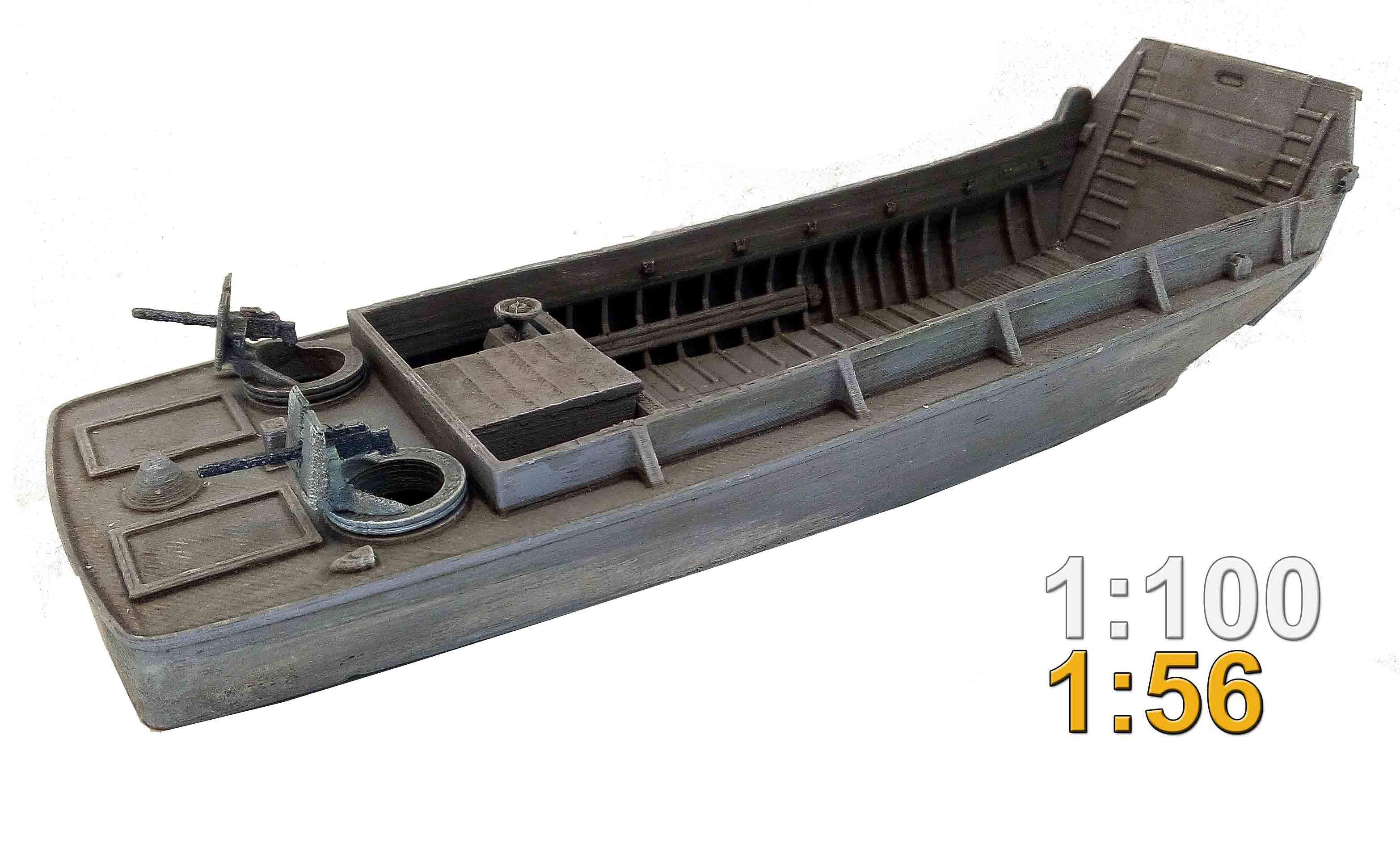LCVP Higgins US landing craft 1:56 (28mm)