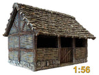 Medieval stable 1:56 (28mm)