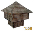 French Indian War Two Storey Log Blockhouse 1:56 (28mm)