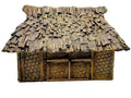 Traditional Asia Pacific house with woven bamboo walls and palm leaves roof 1:56 (28mm)
