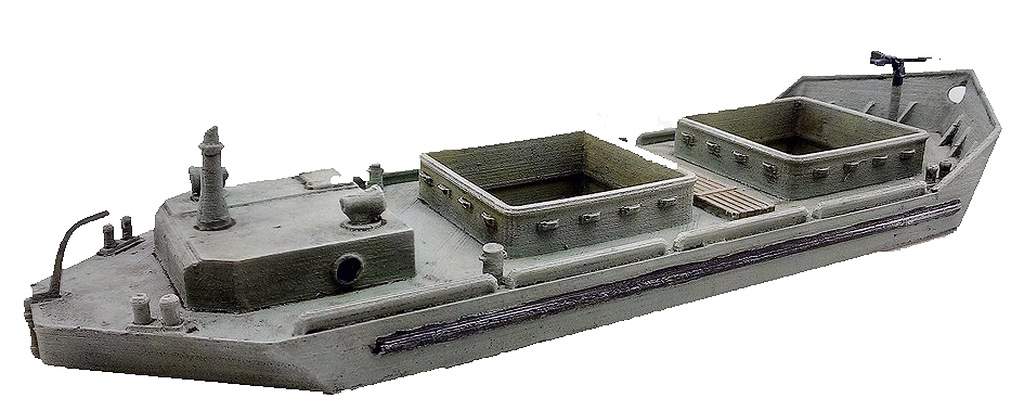 WWII Soviet Tender & landing craft 1:56 (28mm)