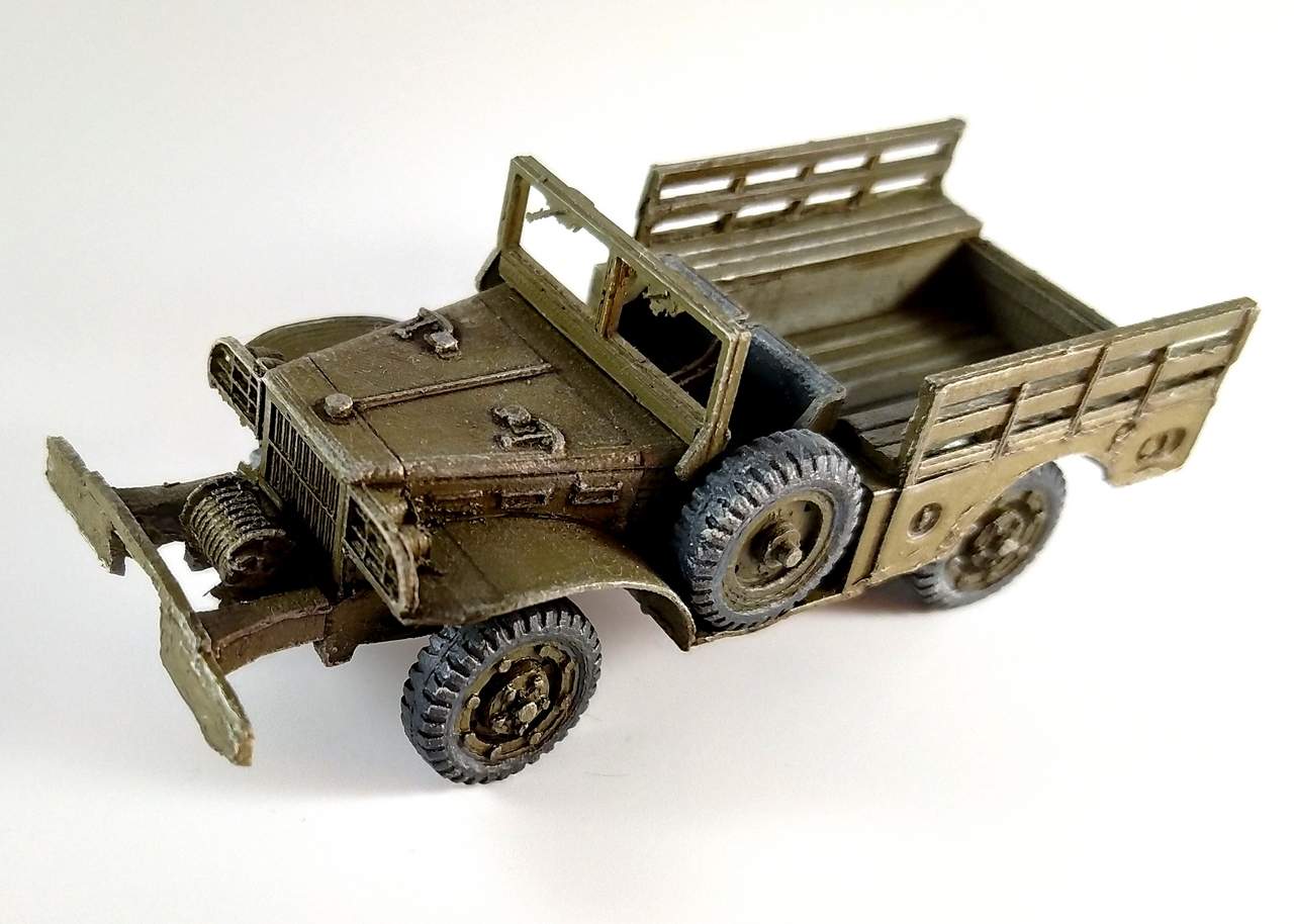 Dodge WC52 ¾ Ton Truck, 28mm, 1:56 scale