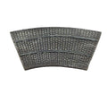 Cobblestone road – bent section with tram tracks, 28mm 1:56 scale