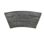 Cobblestone road – bent section with tram tracks, 28mm 1:56 scale
