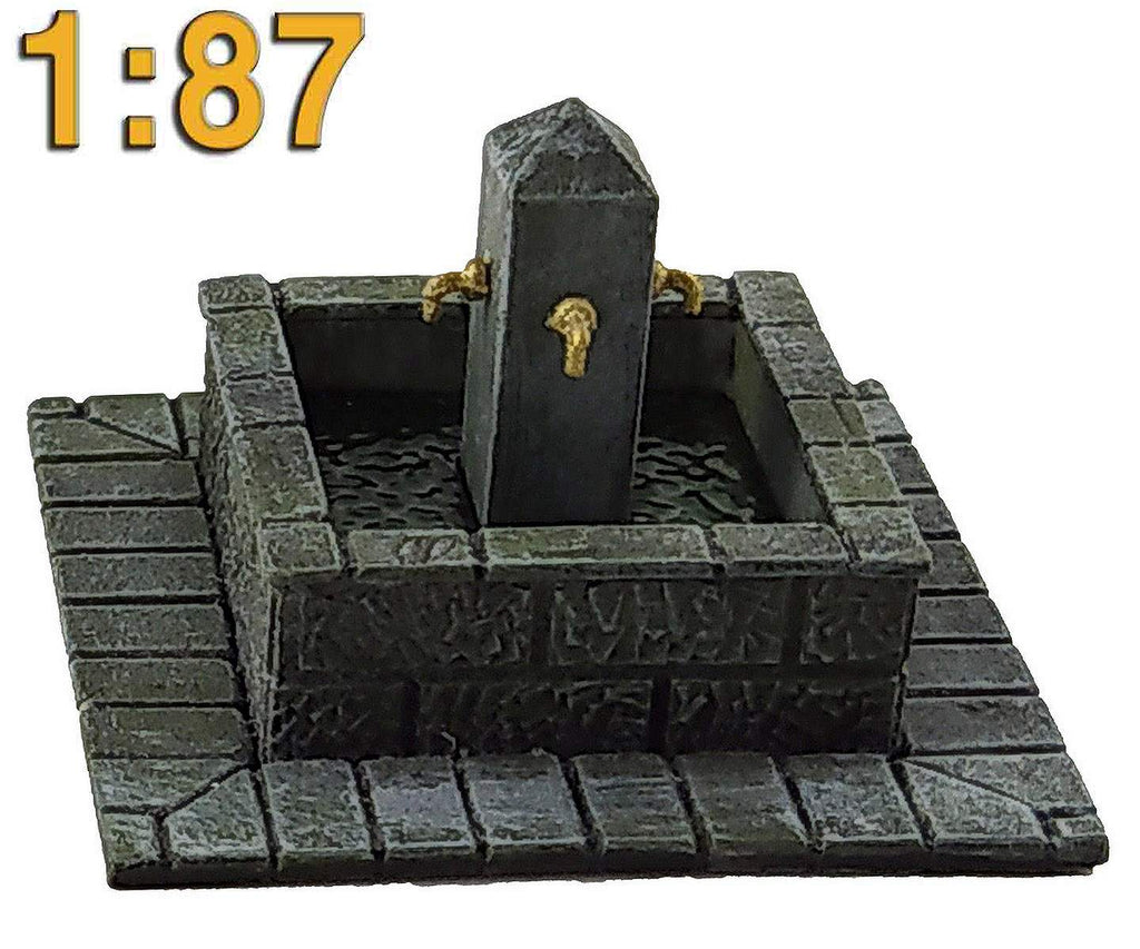 Fountain, HO scale (1/87)