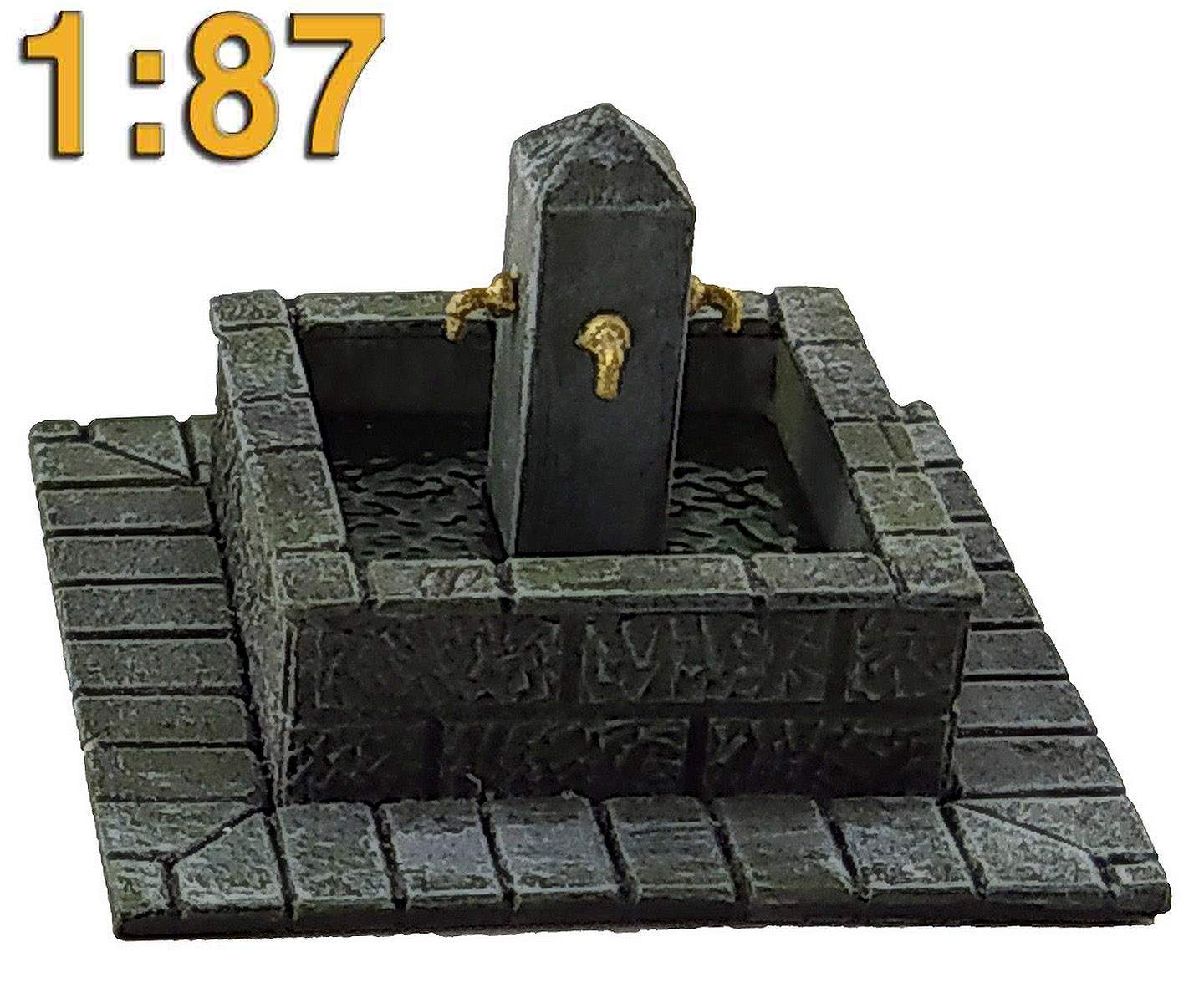 Fountain, HO scale (1/87)