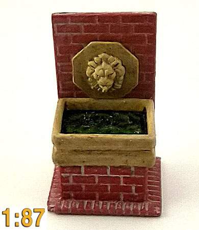 Wall fountain, HO scale (1/87)