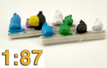 Garbage bags set of 10, HO scale (1/87)