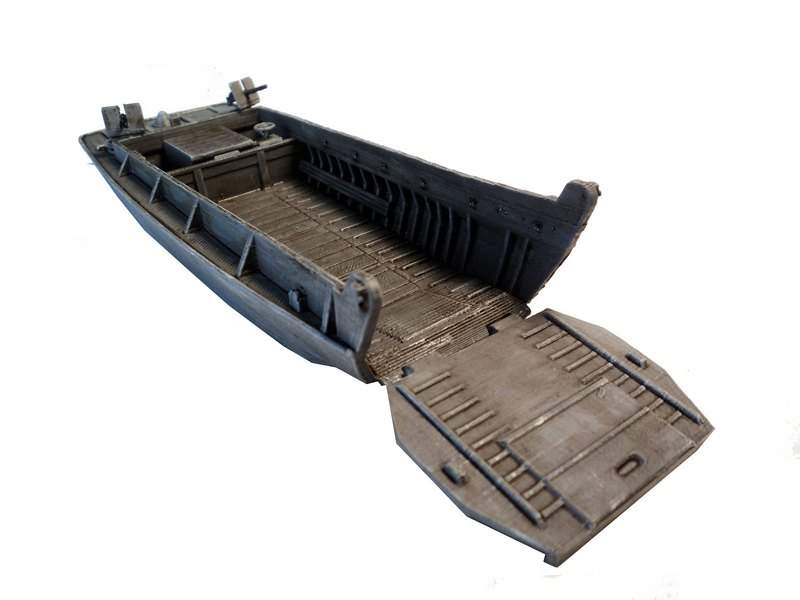 LCVP Higgins US landing craft 1:56 (28mm)