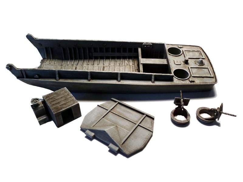 LCVP Higgins US landing craft 1:56 (28mm)