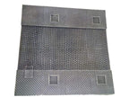 Sidewalk, square tiles – straight ,28mm, 1:56 scale