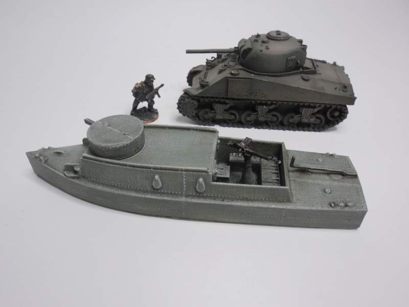 BK-2 (or Type D) Soviet Riverine Gunboat 1:56 (28mm)