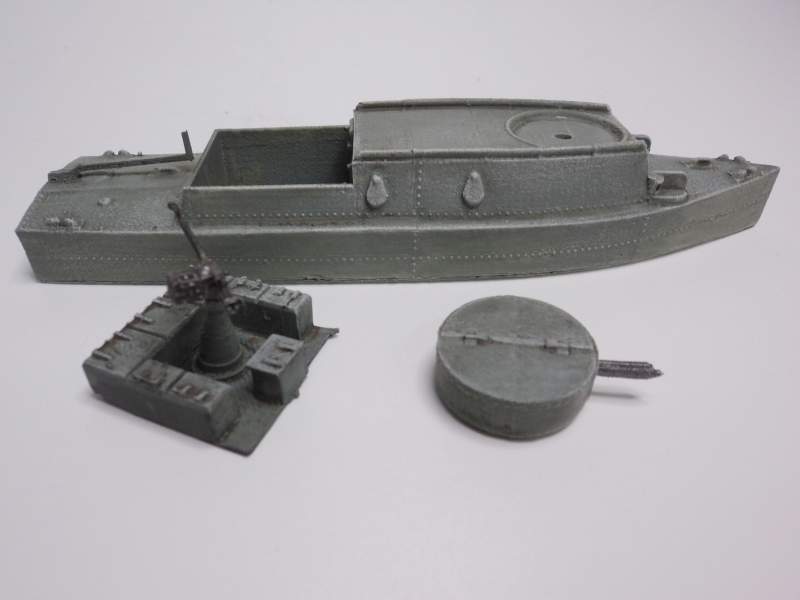 BK-2 (or Type D) Soviet Riverine Gunboat 1:56 (28mm)