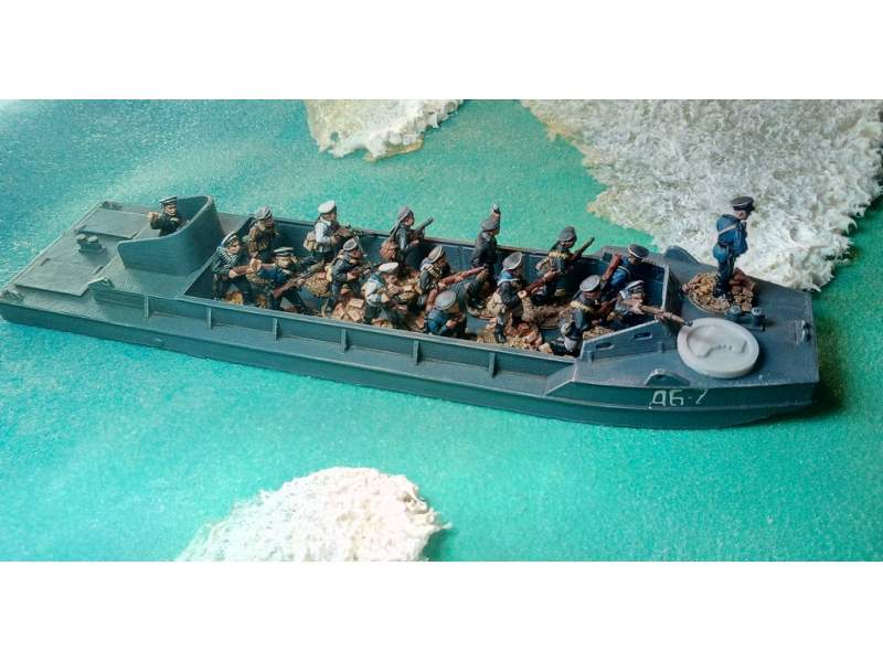DB Soviet landing craft 1:56 (28mm)