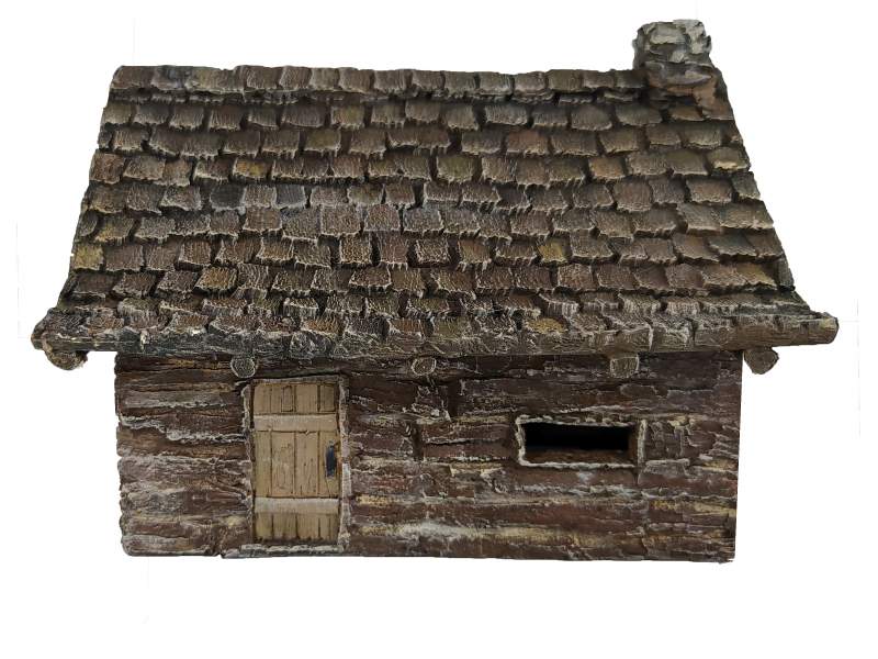 French Indian War Log Cabin (B) 1:56 (28mm)