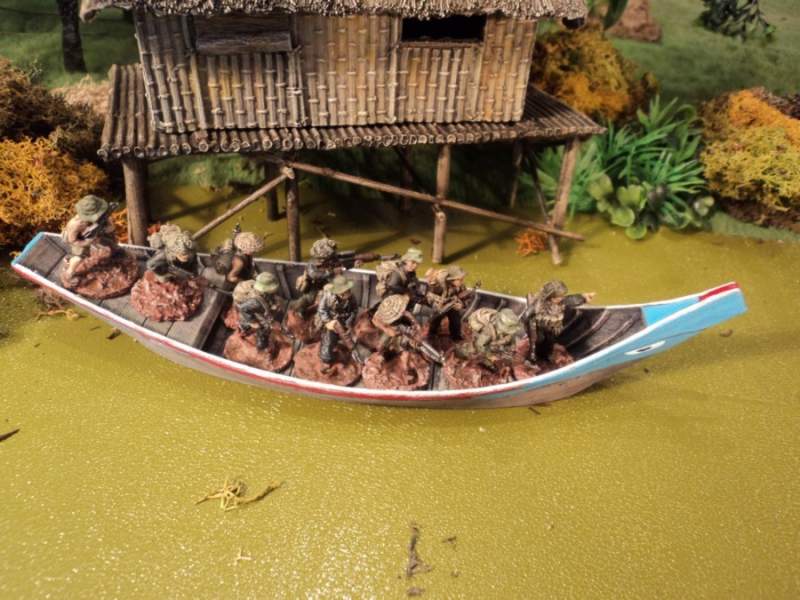 Vietnam Five-Planks Houseboat 1:56 (28mm)
