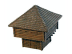 French Indian War Two Storey Log Blockhouse 1:56 (28mm)