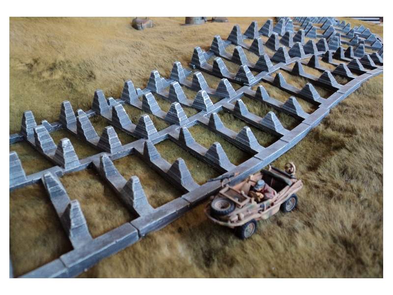 Höcker - West Wall Dragon's teeth 1:56 scale (28mm)