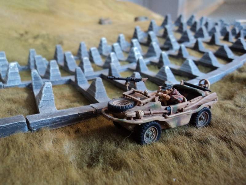 Höcker - West Wall Dragon's teeth 1:56 scale (28mm)