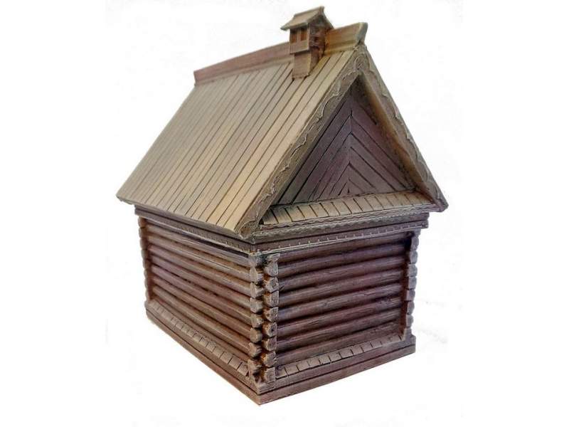 Russian traditional house 1:56 (28mm)