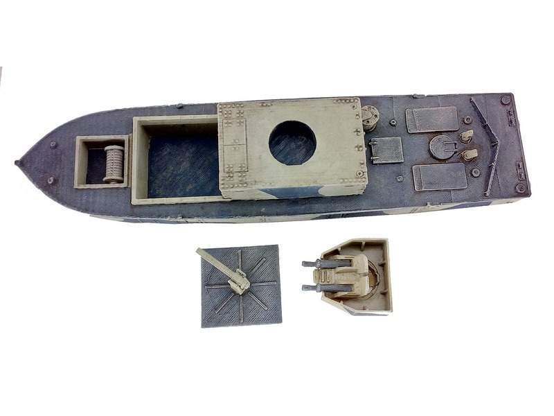 LCS(M) British Landing Craft Support(MK3) 1:56 (28mm)