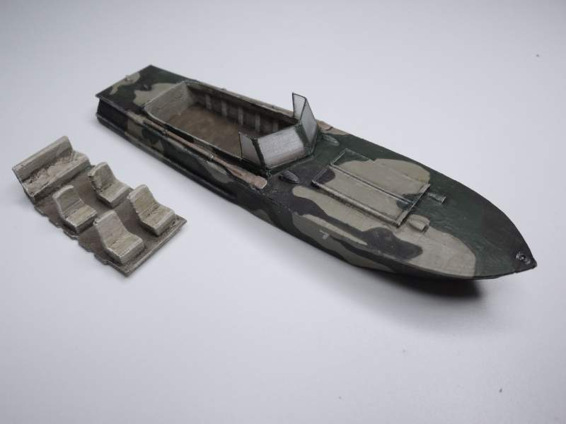 WWI PG-117 Soviet Assault Boat 1:56 (28mm)