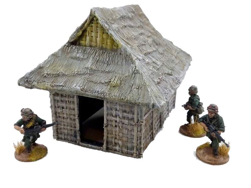 Pacific Thatched Hut 1:56 (28mm)