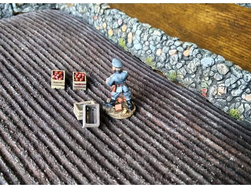 Earth ploughed fields, 28mm 1:56 scale