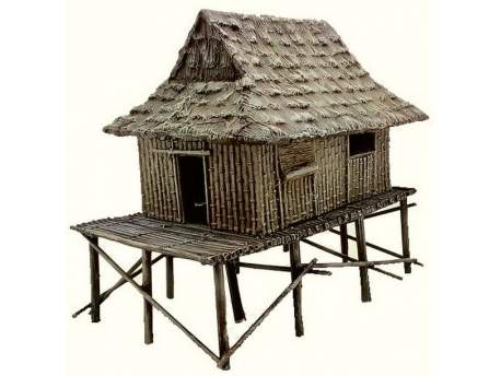 Straw Vietnam House 1:56 (28mm)