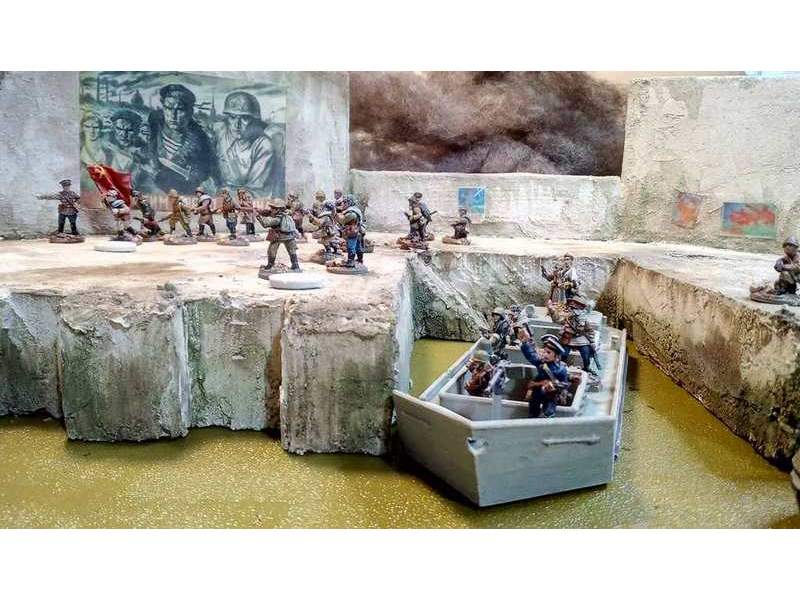 WWII Soviet Tender & landing craft 1:56 (28mm)