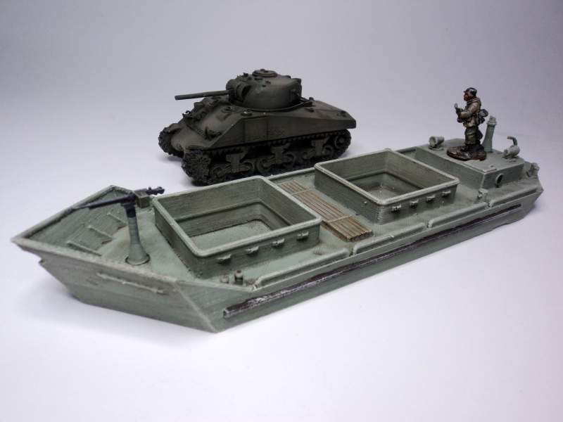 WWII Soviet Tender & landing craft 1:56 (28mm)