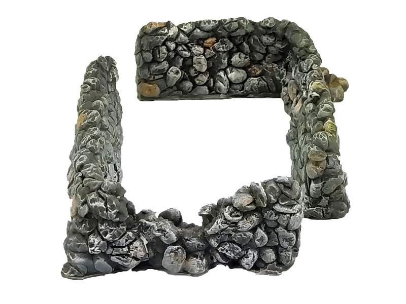 Stone walls set, 28mm 1:56 scale