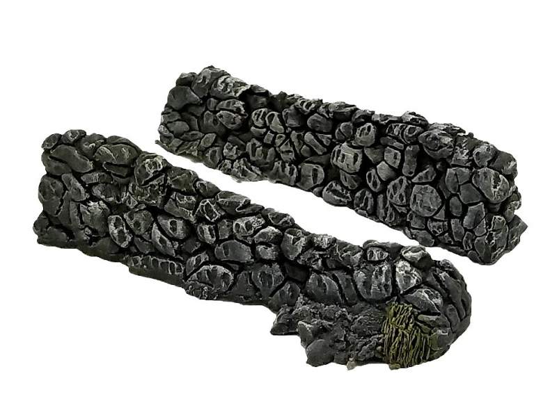 Stone walls set, 28mm 1:56 scale