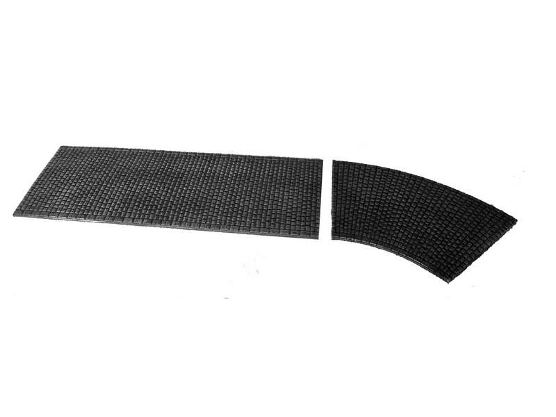 Cobblestone road – bent section, 28mm 1:56 scale
