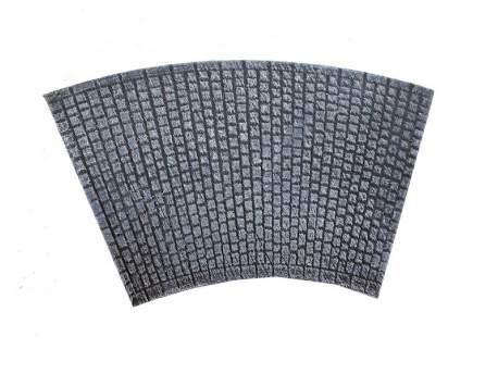 Cobblestone road – bent section, 28mm 1:56 scale