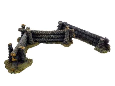 Coconut-logs defense barricade, set of two 1:56 (28mm)