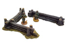 Coconut-logs defense barricade, set of two 1:56 (28mm)