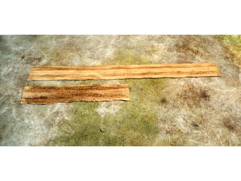 Dirt road – straight section small, 15mm 1:100 scale
