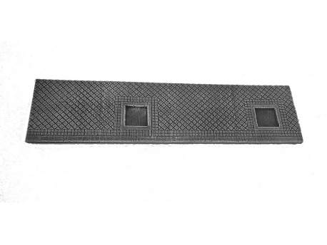 Sidewalk, square tiles – straight ,28mm, 1:56 scale