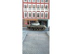 Sidewalk, square tiles – with drain, 28mm, 1:56 scale